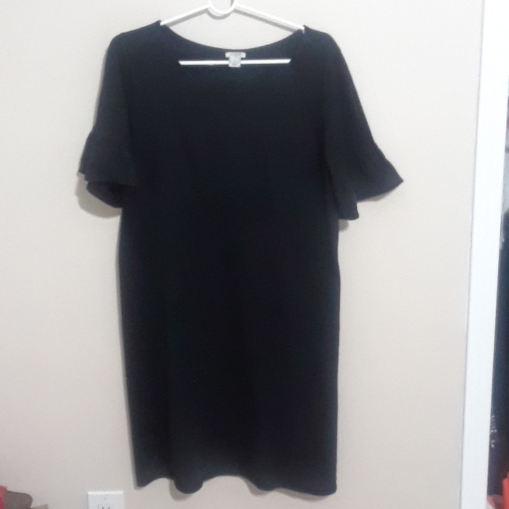 Comfy and pretty ruffle sleeves j crew dress